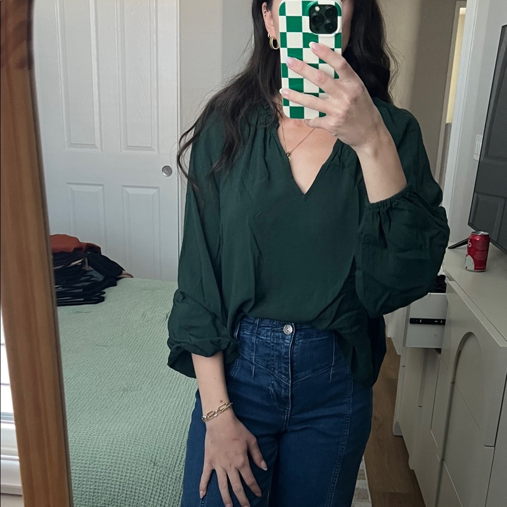 Old Navy Dark Green Women's Blouse